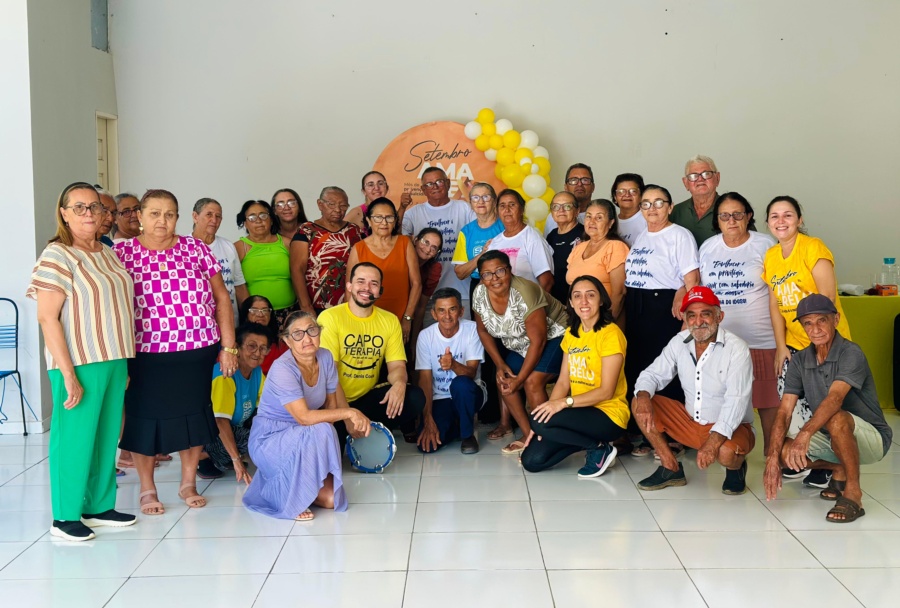 Setembro Amarelo: Assistência Social promove ação com idosos em Campo Grande do Piauí