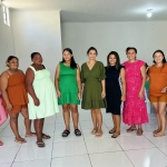 Gestantes participam de oficinas de confecção de enxoval no CRAS de Campo Grande do Piauí